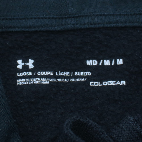 Under Armour Men's Black Medium Pullover Hoodie ColdGear Fleece