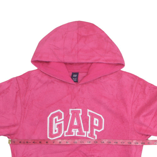 GAP Kids Pink Pullover Hoodie Women Teens Size 14-16 Logo Design