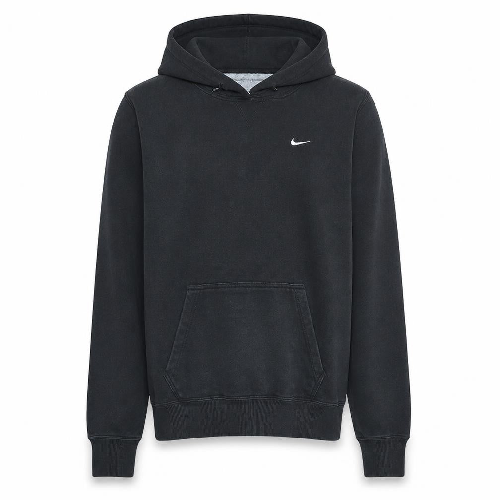 Nike Men's Black Pullover Hoodie M Logo Sports Cotton Sweatshirt