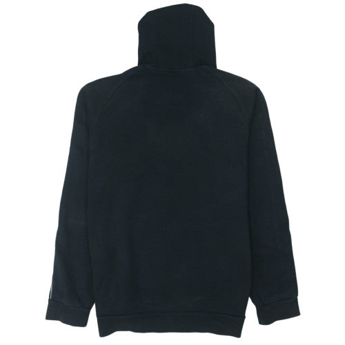 Adidas Mens Black Pullover Hoodie Size L Sports Fleece