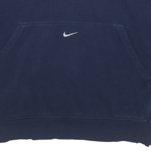 Nike Team Men's Blue Pullover Hoodie L Embroidered Sports Fleece