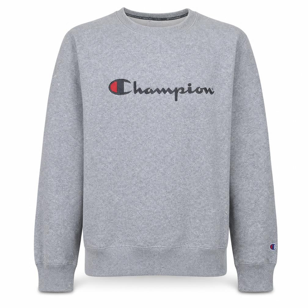 Champion Men's Grey XL Crew Neck Pullover Sweatshirt