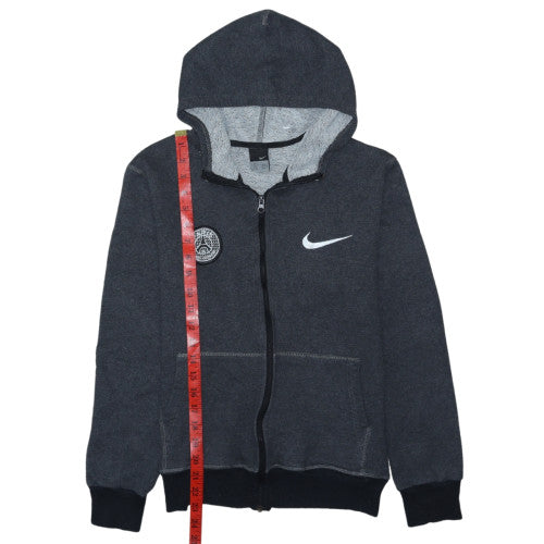 Nike Men's Grey Full Zip Sports Hoodie Size S