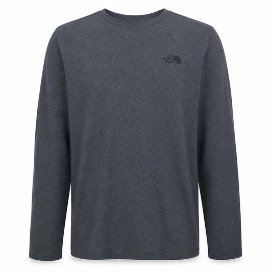 The North Face Men's Grey Long Sleeve Crew Neck Casual Top M