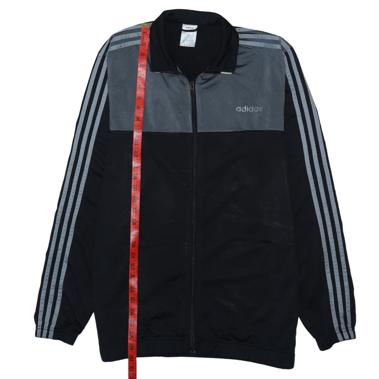 Adidas Mens Black 4XL Full Zip Sweatshirt Jacket