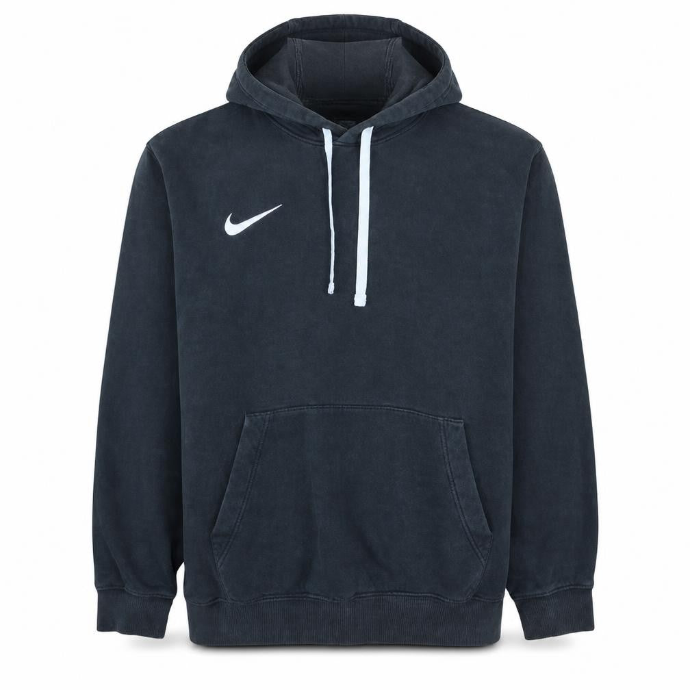 Nike Men's Black Pullover Hoodie M Regular Fit Fleece Sweatshirt
