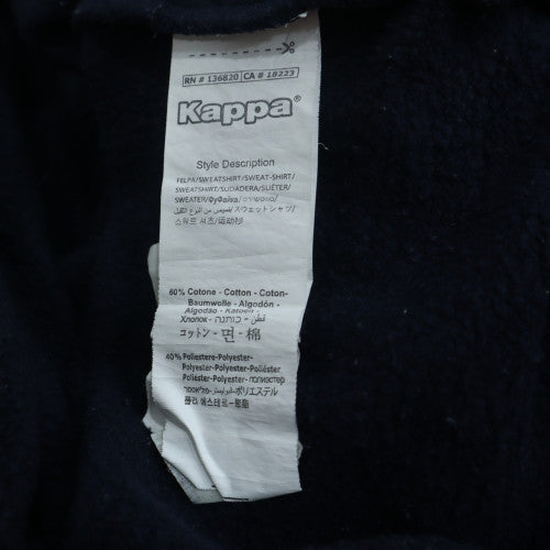 Kappa Mens Grey XL Pullover Hoodie Leeds United Sportswear