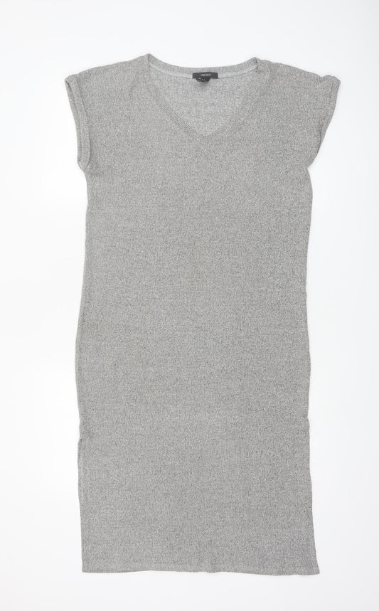 Forever 21 Women's Grey Knit Bodycon Dress Size S