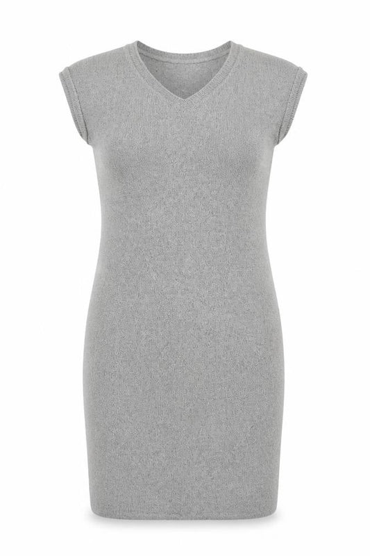Forever 21 Women's Grey Knit Bodycon Dress Size S