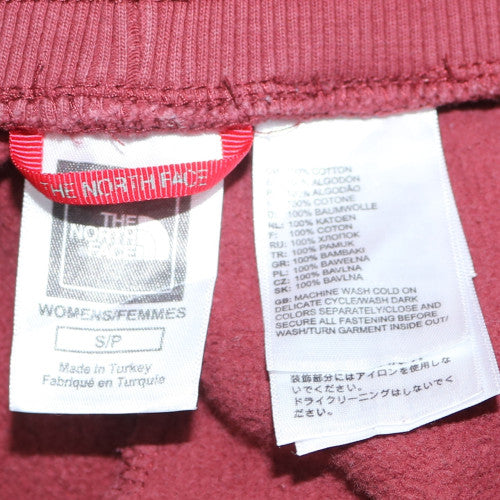 The North Face Womens Red Cotton Jogger Sweatpants Size S