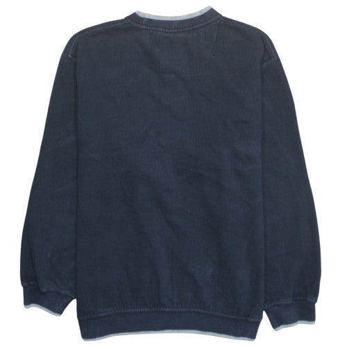 Chiemgau Seeline Men's Blue Pullover Sweatshirt L Logo Graphic