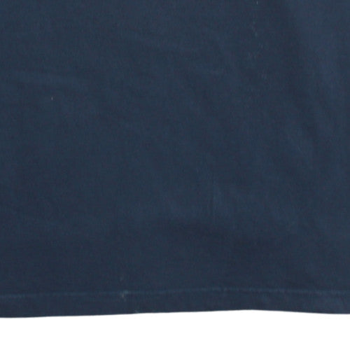 Carhartt Men's Navy Henley Long Sleeve Loose Fit T-Shirt XL