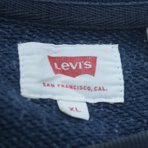 Levi's Men's Blue XL Pullover Sweatshirt Crew Neck Logo