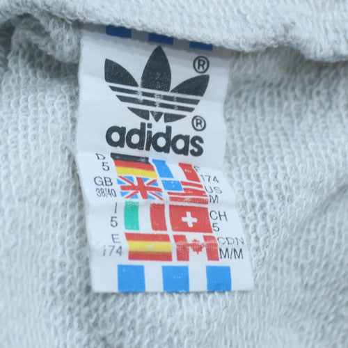 Adidas Women Grey Crew Neck Pullover Sweatshirt Size 12