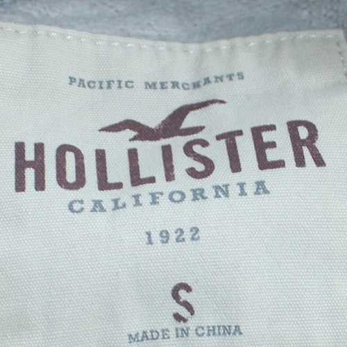 Hollister Mens Grey Pullover Hoodie Small Regular Fit