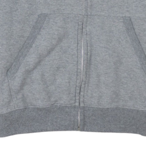 Vans Men’s Grey Full Zip Hoodie Large Fleece Skate Style Excellent