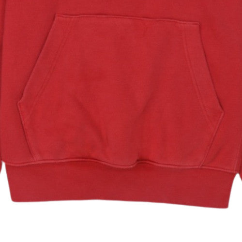 Nike Men's Red Pullover Hoodie XS Regular Fit Fleece Sweatshirt