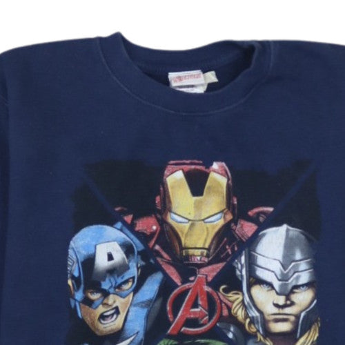 Marvel Boys Blue The Avengers Pullover Sweatshirt 7-8 Years