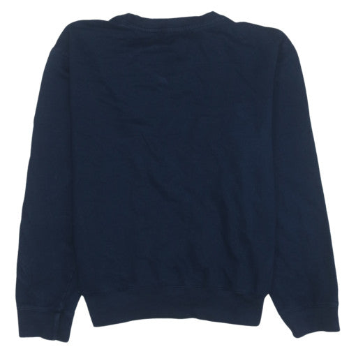 Ralph Lauren Women Navy Blue Cotton Crew Neck Sweatshirt M