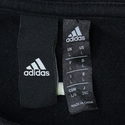 Additional view of Adidas Men's Black L Pullover Sweatshirt Fleece Crew Neck Regular Fit