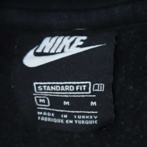 Nike Men's Black Pullover Hoodie M Regular Fit Fleece Sportswear