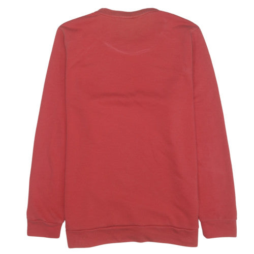 Nike Womens Red Dri-Fit Pullover Sweatshirt Size M Crew Neck