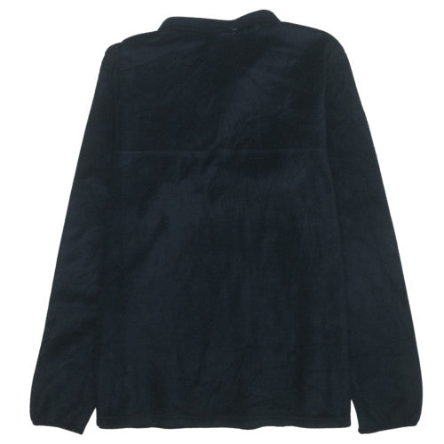 Columbia Mens Black XL Fleece Henley Pullover Sweatshirt