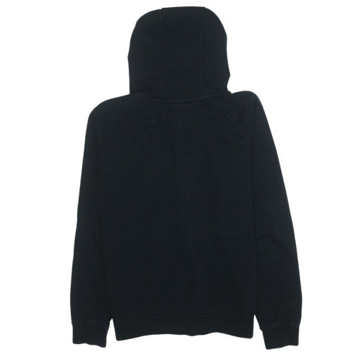 Nike Women Black Full Zip Hoodie Small Hooded Sweatshirt