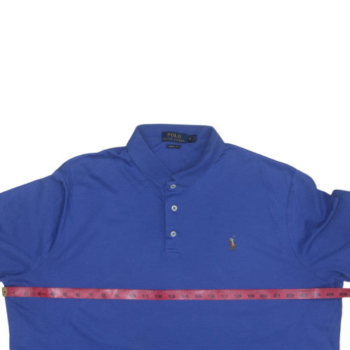 Ralph Lauren Men's Blue Classic Fit Short Sleeve Polo Shirt XL
