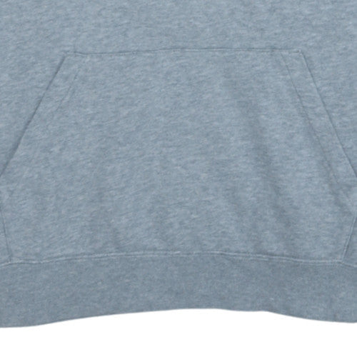 Nike Women’s Grey Pullover Hoodie Large Cotton Logo Casual Sweatshirt