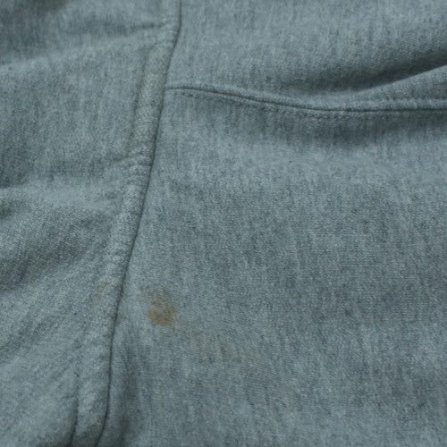 Timberland Men's Grey Full Zip Hoodie S Fleece Cotton Outdoor