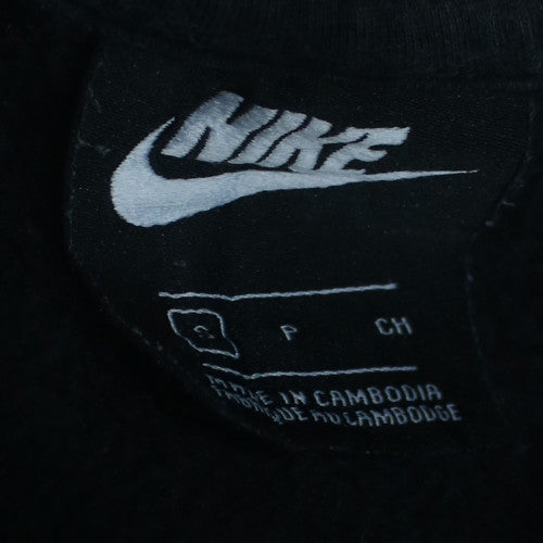 Nike Men's Black Small Pullover Crew Neck Fleece Sweatshirt