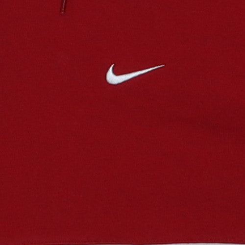 Nike Men's Red Full Zip Hoodie Sweatshirt XL Sports Fleece