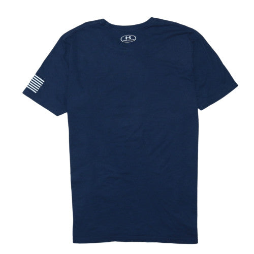 Under Armour Mens Blue 2XL HeatGear Sports Graphic T-Shirt