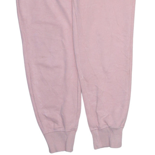 Fila Womens Pink Sweatpants M Cotton Blend Fleece Lounge Trousers