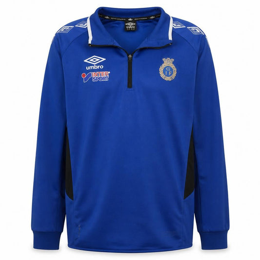 Umbro Men's Blue XL 1/4 Zip Athletic Football Sweatshirt