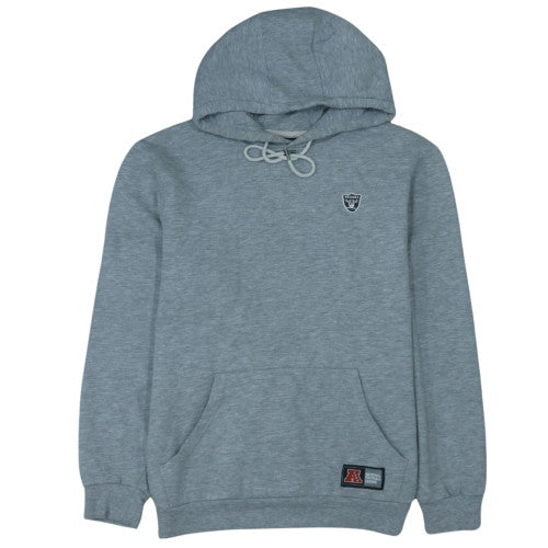 NFL Team Apparel Men Grey Pullover Hoodie L Sports Fleece
