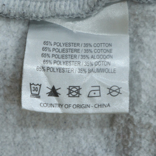 NFL Team Apparel Men Grey Pullover Hoodie L Sports Fleece