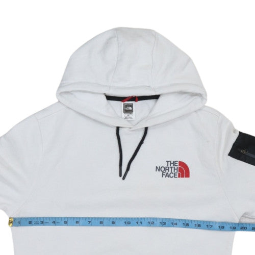 The North Face Men's White Pullover Hoodie M Outdoor Fleece