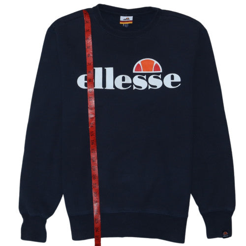 Ellesse Men's Blue Logo Pullover Sweatshirt Size M
