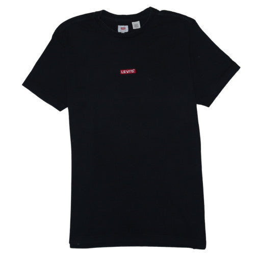 Levi's Men's Black Crew Neck Short Sleeve Cotton T-Shirt Size L
