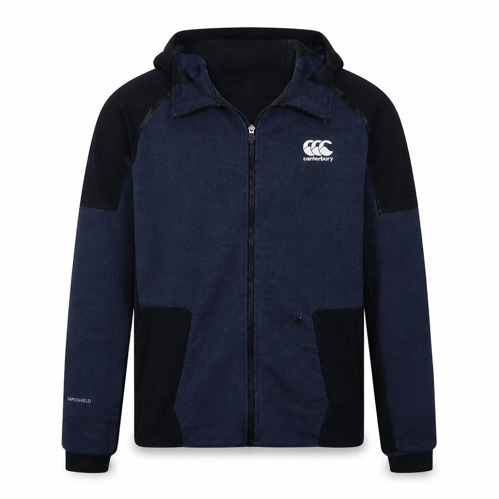 Canterbury Mens Navy Full Zip Hoodie M Hooded Sweatshirt