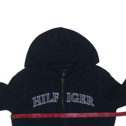 Tommy Hilfiger Womens Navy Full Zip Hoodie Size M Classic Fit