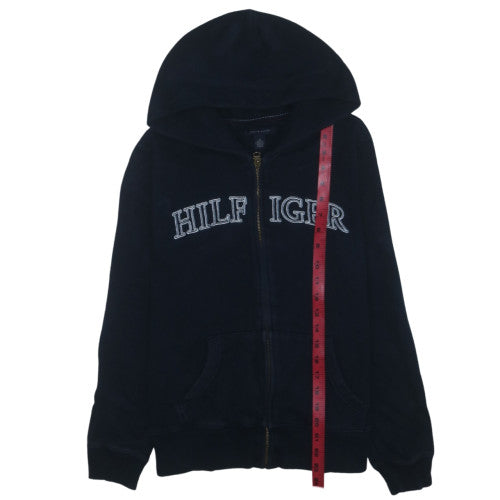 Tommy Hilfiger Womens Navy Full Zip Hoodie Size M Classic Fit