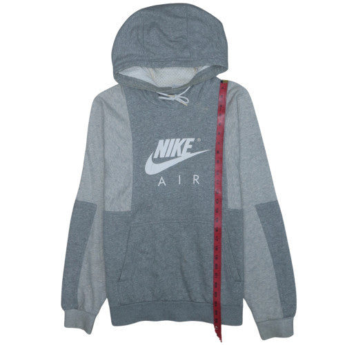 Nike Air Women's Grey Pullover Hoodie M Cotton Blend