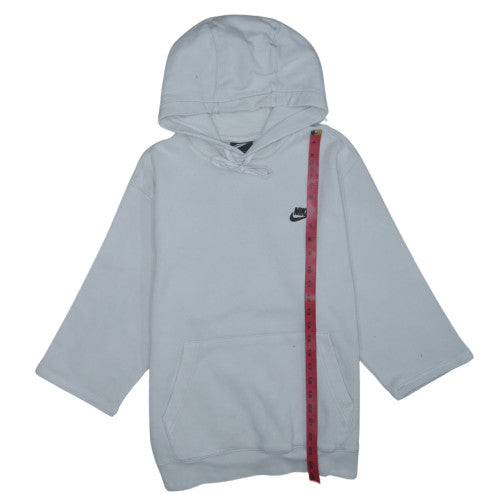 Nike Womens Grey Pullover Hoodie Medium Hooded Sweatshirt