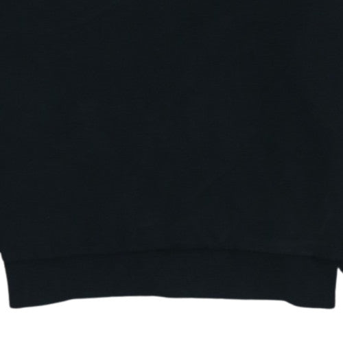 Puma Men's Black Logo Crew Neck Sweatshirt L Regular Fit