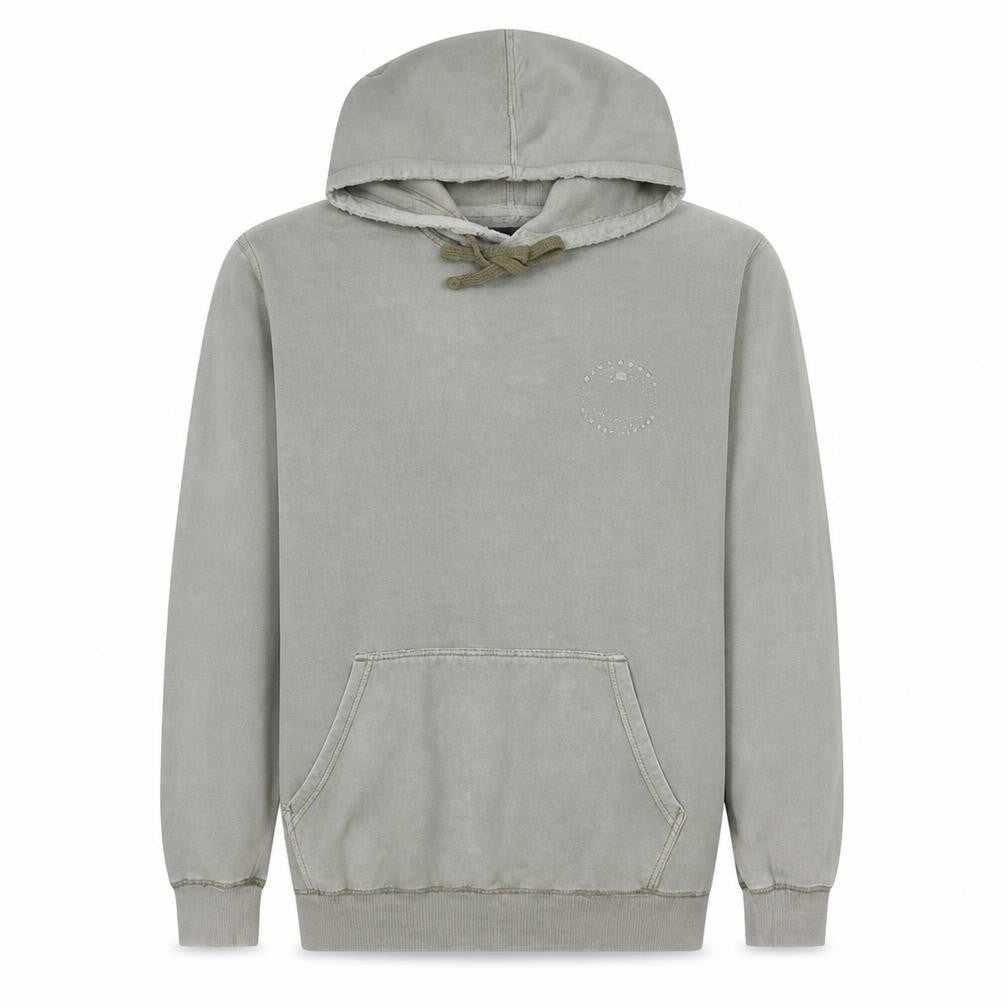 Billabong Men's Grey Pullover Hoodie L Cotton Blend Casual Style