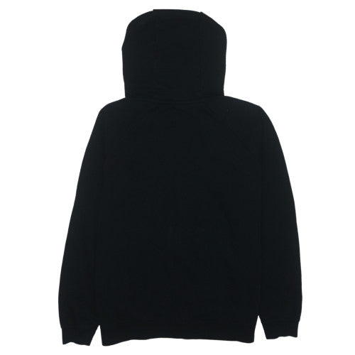 Nike Women's Black Full Zip Hoodie Medium Cotton Blend