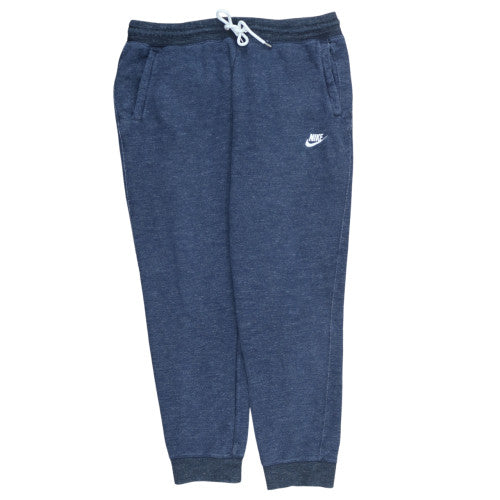 Nike Men's Blue XL Jogger Sweatpants with Logo and Drawstring